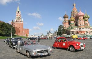 Oldtimerrallye Moskau Roter Platz - Thomas Starck Autofotografie