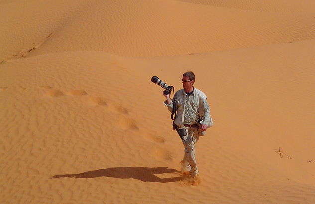 Autofotografie in der Sahara