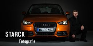 Frontalaufnahme Audi - STARCK Studiofotografie